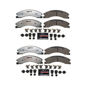 PowerStop Performance Brake Pads, 2015-2019 LML/L5P Dual Rear Wheel - Dually Brake Pad Options:Both Front & Rear Pad Set