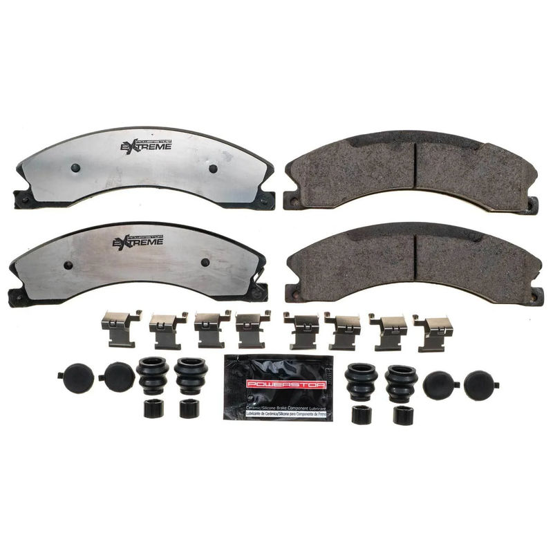 PowerStop Performance Brake Pads, 2012-2014 LML Single Rear Wheel - SRW Brake Pad Options:Front Pad Set