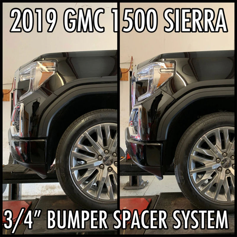 WCM 3/4" Bumper Spacer Kit, 2020-2022 Sierra LM2