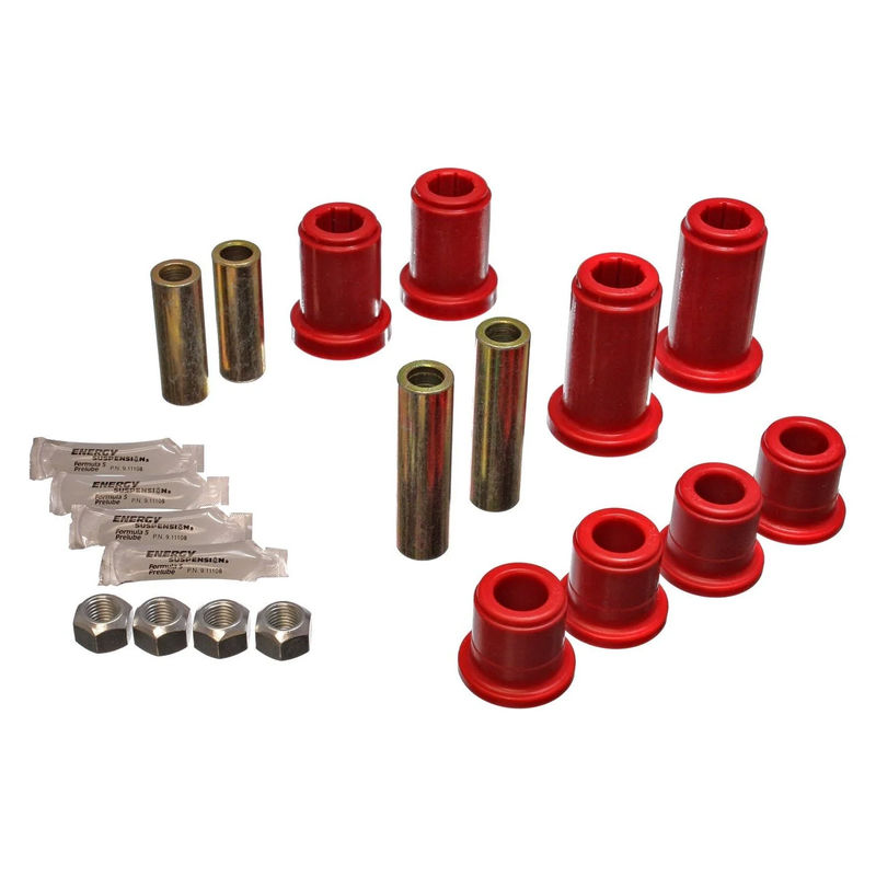 Energy Front Control Arm Bushings 2001-2010 LB7/LLY/LBZ/LMM - Bushing Color:Red Front Control Arm Bushings