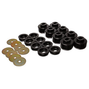 Energy Suspension Body Mount Bushings 2001-2007 LB7/LLY/LBZ - Bushing Color:Black Body Mount Bushings