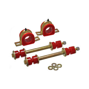 Energy Front Sway Bar Bushings and End Links, 2001-2010 LB7/LLY/LBZ/LMM - Bushing Color:Red End Link Bushings