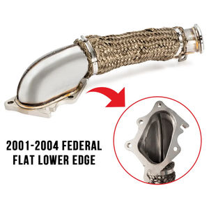 PPE 3" Stainless Downpipe, 2001-2004 LB7 Federal Emissions