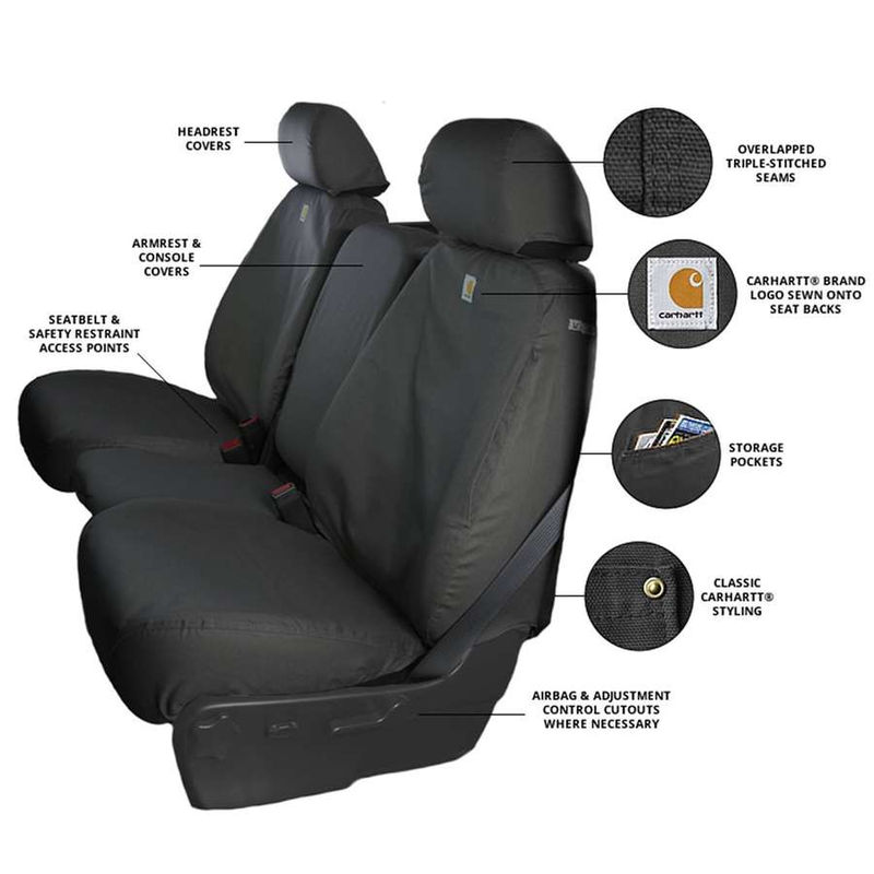 Carhartt SeatSaver Seat Covers Carhartt Gravel, 2010-2011 LMM/LML (Scratch & Dent)