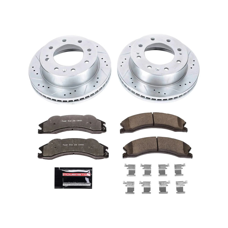 PowerStop Performance Brake & Rotor Kits, 2011 LML Single Rear Wheel - SRW Brake Options:Front Kit Only