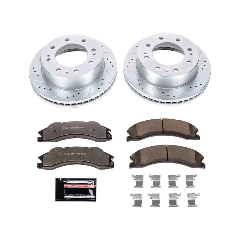 PowerStop Performance Brake & Rotor Kits, 2011 LML Dual Rear Wheel - Dually Brake Options:Front Kit Only