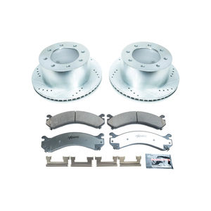 PowerStop Performance Brake & Rotor Kits, 2001-2010 LB7/LLY/LBZ/LMM Dual Rear Wheel - Dually Brake Options:Rear Kit Only