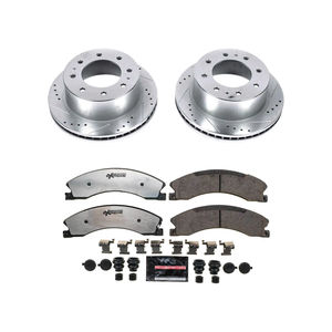PowerStop Performance Brake & Rotor Kits, 2015-2019 LML/L5P Single Rear Wheel - Brake Options:Rear Kit Only
