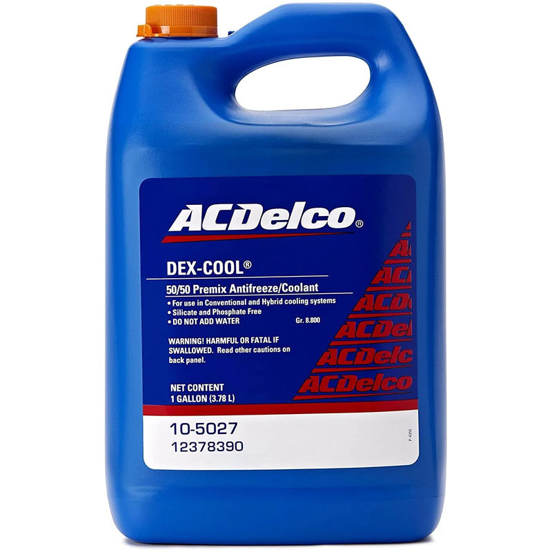 ACDelco Dex-Cool 50/50 Premix Engine Coolant/Antifreeze, 2001-2025 LB7/LLY/LBZ/LMM/LML/L5P