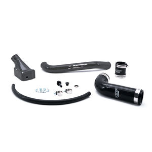 HSP Billet Forward Facing Thermostat Housing Kit 2001-2005 LB7/LLY - Powdercoat Option:Kingsport Grey
