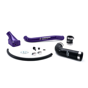 HSP Billet Forward Facing Thermostat Housing Kit 2001-2005 LB7/LLY - Powdercoat Option:Illusion Purple