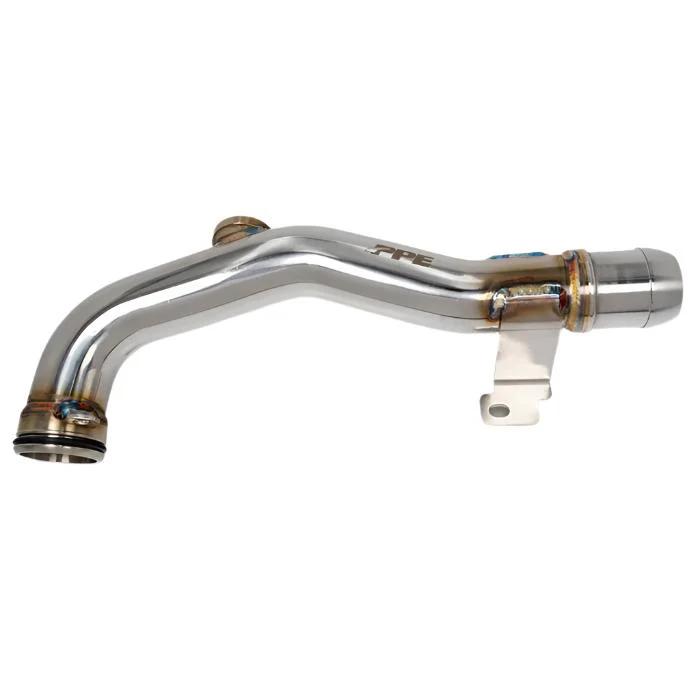 PPE Stainless Steel Coolant Engine Coolant Return Pipe, 2001-2004 LB7 - Select Finish:Polished