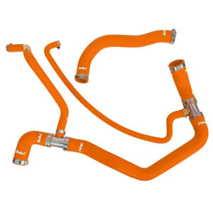 PPE Silicone Upper and Lower Coolant Hose Kit, 2001-2005 LB7/LLY - Color Options :Orange