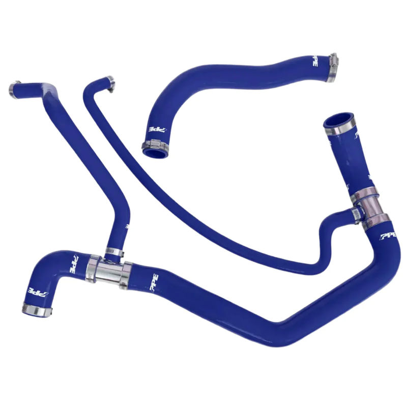PPE Silicone Upper and Lower Coolant Hose Kit, 2001-2005 LB7/LLY - Color Options :Blue