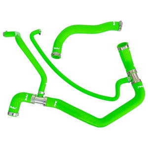PPE Silicone Upper and Lower Coolant Hose Kit, 2001-2005 LB7/LLY - Color Options :Green