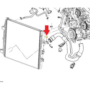 DmaxStore Lower Radiator Hose O-Ring, 2011-2016 LML