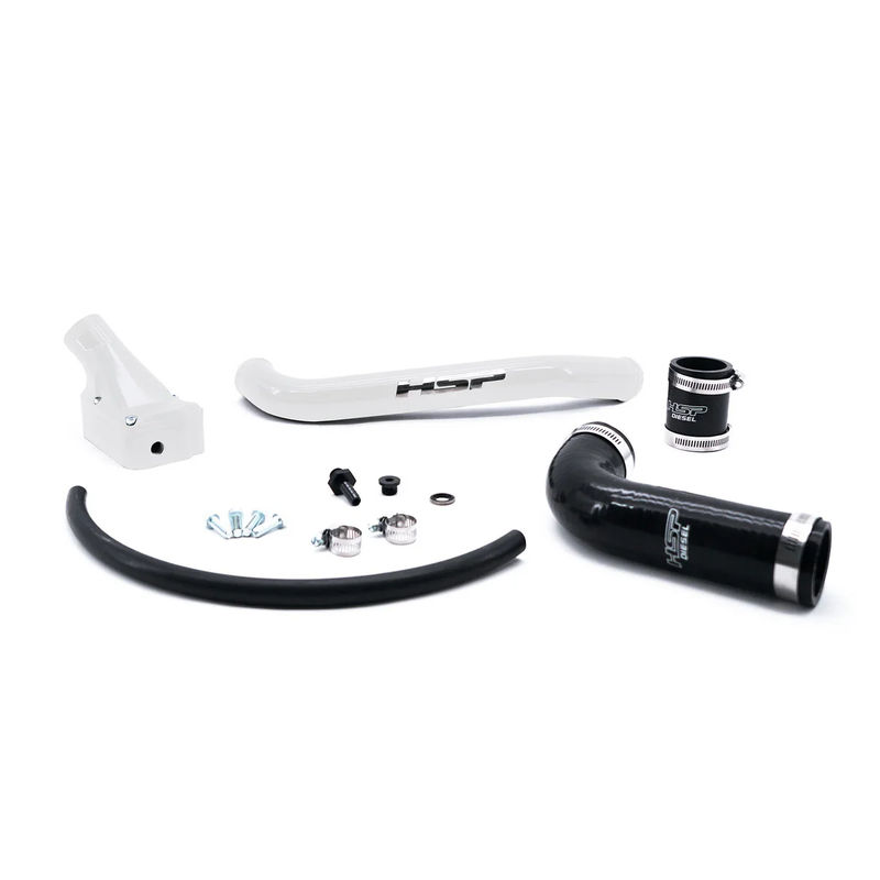 HSP Billet Forward Facing Thermostat Housing Kit, 2006-2010 LBZ/LMM - Powdercoat Option:Polar white