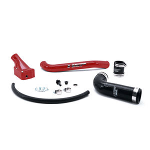 HSP Billet Forward Facing Thermostat Housing Kit, 2006-2010 LBZ/LMM - Powdercoat Option:Flag Red