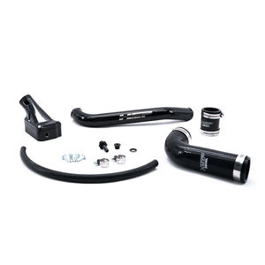 HSP Billet Forward Facing Thermostat Housing Kit, 2006-2010 LBZ/LMM - Powdercoat Option:Ink Black