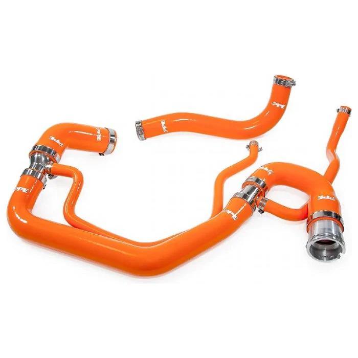 PPE Silicone Upper and Lower Coolant Hose Kit, 2006-2010 LBZ/LMM - Color:Orange