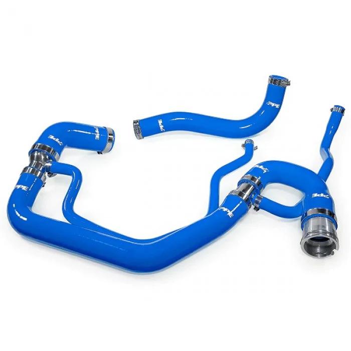 PPE Silicone Upper and Lower Coolant Hose Kit, 2006-2010 LBZ/LMM - Color:Blue