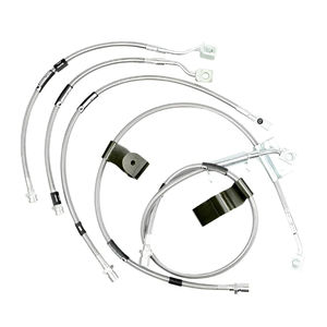 DmaxStore Stainless Steel Brake Lines, 2011-2019 LML/L5P - Brake Line Option:Choose Option