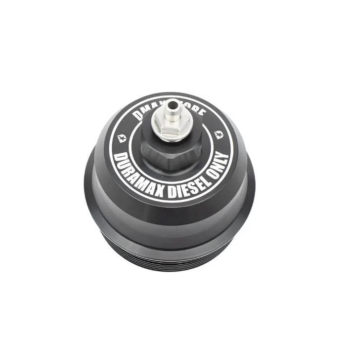 DmaxStore Billet Fuel Filter Housing, 2017-2025 L5P/LM2/LZ0 - Fuel Filter:No Thanks