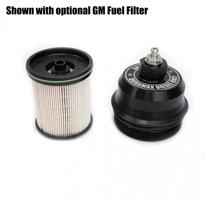 DmaxStore Billet Fuel Filter Housing, 2017-2025 L5P/LM2/LZ0 - Fuel Filter:Add GM Fuel Filter