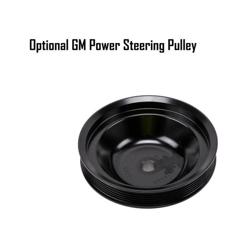 DmaxStore Power Steering Pump, 2001-2010 LB7/LLY/LBZ/LMM - Power Steering Pulley:Add GM Replacement Pulley