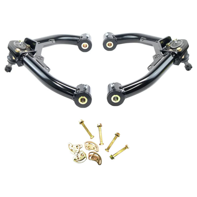 DMAX XD Tubular Upper Control Arm Kit, 2001-2010 LB7/LLY/LBZ/LMM - Optional Kryptonite Alignment Pins:No Thanks - Optional Kryptonite Cam Bolt Kit:Add Kryptonite Cam Bolt Kit