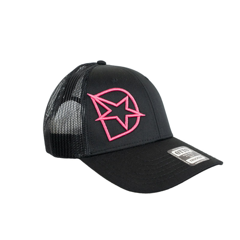 DmaxStore D-Star Snapback Hat (Pink/Black)