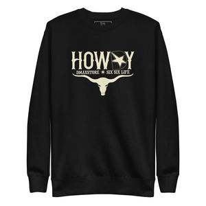 Ladies DmaxStore Howdy Crew Neck Sweatshirt - Size:XL