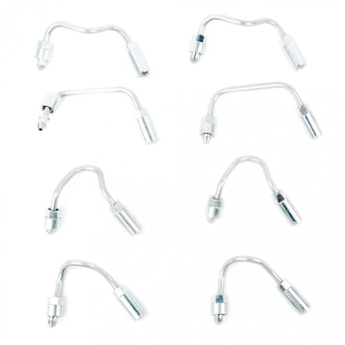 Stainless Steel High Pressure Injector Lines (Set Of 8), 2006-2010 LBZ/LMM