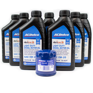 AcDelco 3.0L Duramax Oil Change Kit, 2020-2025 LM2/LZ0