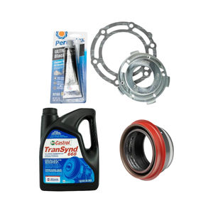 DmaxStore Transfer Case Pump Upgrade Kit (Pump Rub Fix), 2001-2007 LB7/LLY/LBZ - Optional Add Ons:1 Gallon Transynd Transmission Fluid & DMAX XD Transfer Case Rear Output Shaft Seal