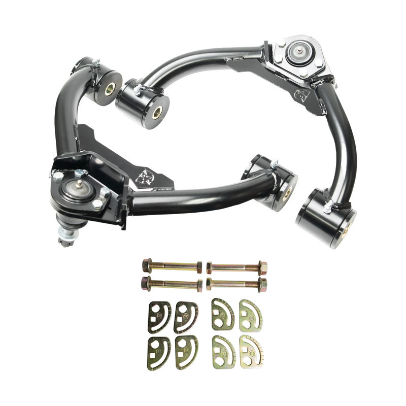 DMAX XD Tubular Upper Control Arm Kit, 2011-2019 LML/L5P - Kryptonite Alignment Pins:No Thanks - Kryptonite Cam Bolt Kit:Add Kryptonite Cam Bolt Kit