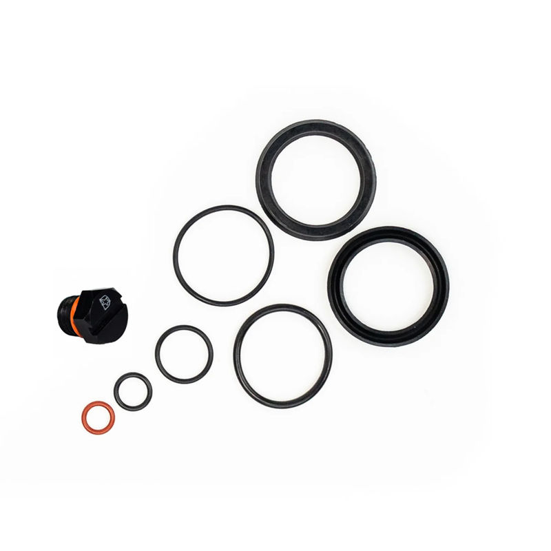 DmaxStore Filter Head Rebuild Kit w/Aluminum Bleeder Screw, 2001-2016 LB7/LLY/LBZ/LMM/LML - Title:Default Title #MWS Options 5