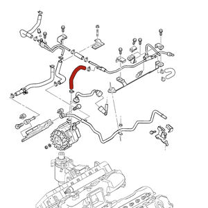 DmaxStore CP3 Injection Pump Return Hose, 2004.5-2005 LLY