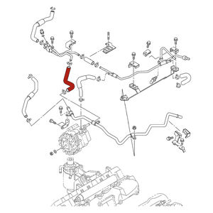 DmaxStore CP3 Injection Pump Feed Hose, 2004.5-2010 LLY/LBZ/LMM
