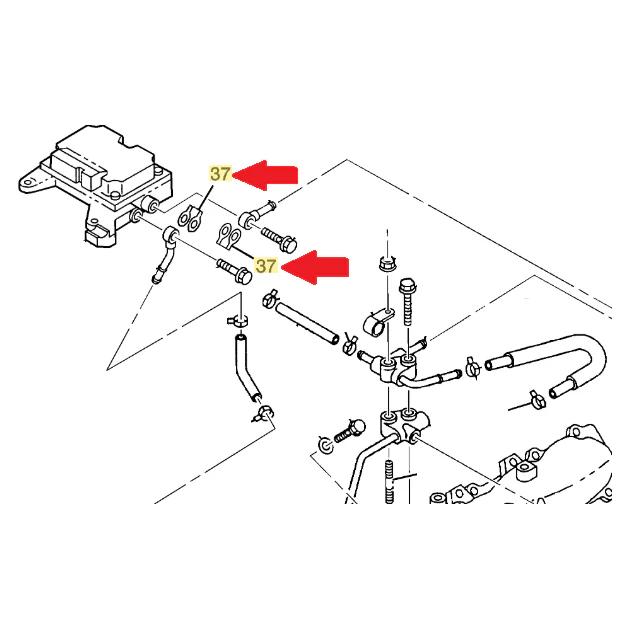FICM Fuel Line Banjo Seal, 2001-2005 LB7/LLY