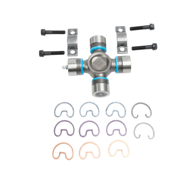 Spicer 1410 Greaseable U-joint 2001-2007 - Rear U-Joint Strap and Bolt Kit:Add 1410 U-Joint Strap and Bolt Kit (Part# DMAX-0486)