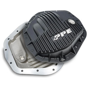 PPE Cast Aluminum Rear Differential Cover, 2001-2019 LB7/LLY/LBZ/LMM/LML/L5P - Finish:Black