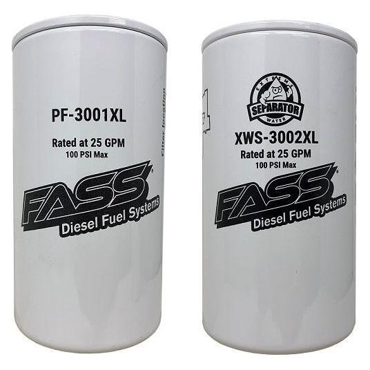 FASS Extended Length XL Filter Kit, 2001-2016 LB7/LLY/LBZ/LMM/LML
