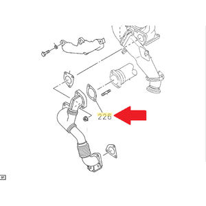 EGR Cooler to Up-Pipe Gasket, 2007.5-2010 LMM