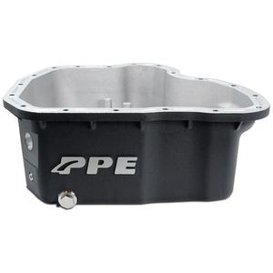 PPE High Capacity Cast Aluminum Engine Oil Pan, 2001-2010 LB7/LLY/LBZ/LMM - Year and Finish:2001-2010 Black