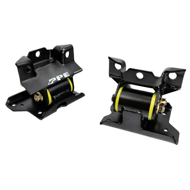 PPE Engine Mounts, 2001-2010 LB7/LLY/LBZ/LMM - Motor Mount Hardness:60A Hardness - Yellow (Firmer)