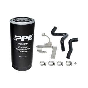 PPE High Efficiency Deep Oil Filter 2020-2025 L5P - Relocation Kit:Add Fuel Pump Coolant Relocation Kit