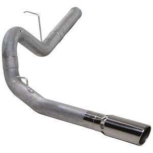 Diamond Eye 4" DPF Back Exhaust, 2016-2017 LML/L5P - Exhaust Finish:Stainless Steel