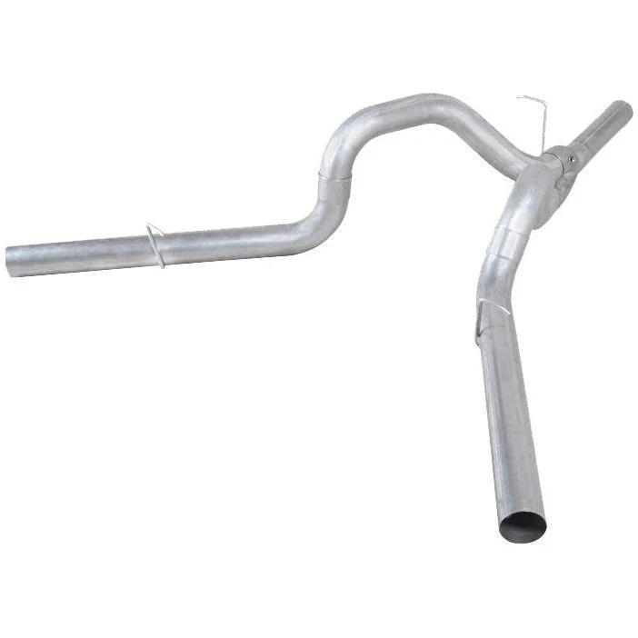Diamond Eye 4" DPF Back Dual Exhaust, 2016-2017 LML/L5P - Exhaust Finish:Aluminized