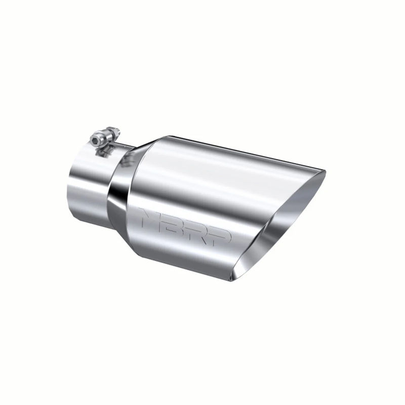 MBRP 4"X6"X12" Dual Wall, Angle Cut, T304 Stainless Tip